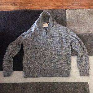 Sweater with collar, stylish